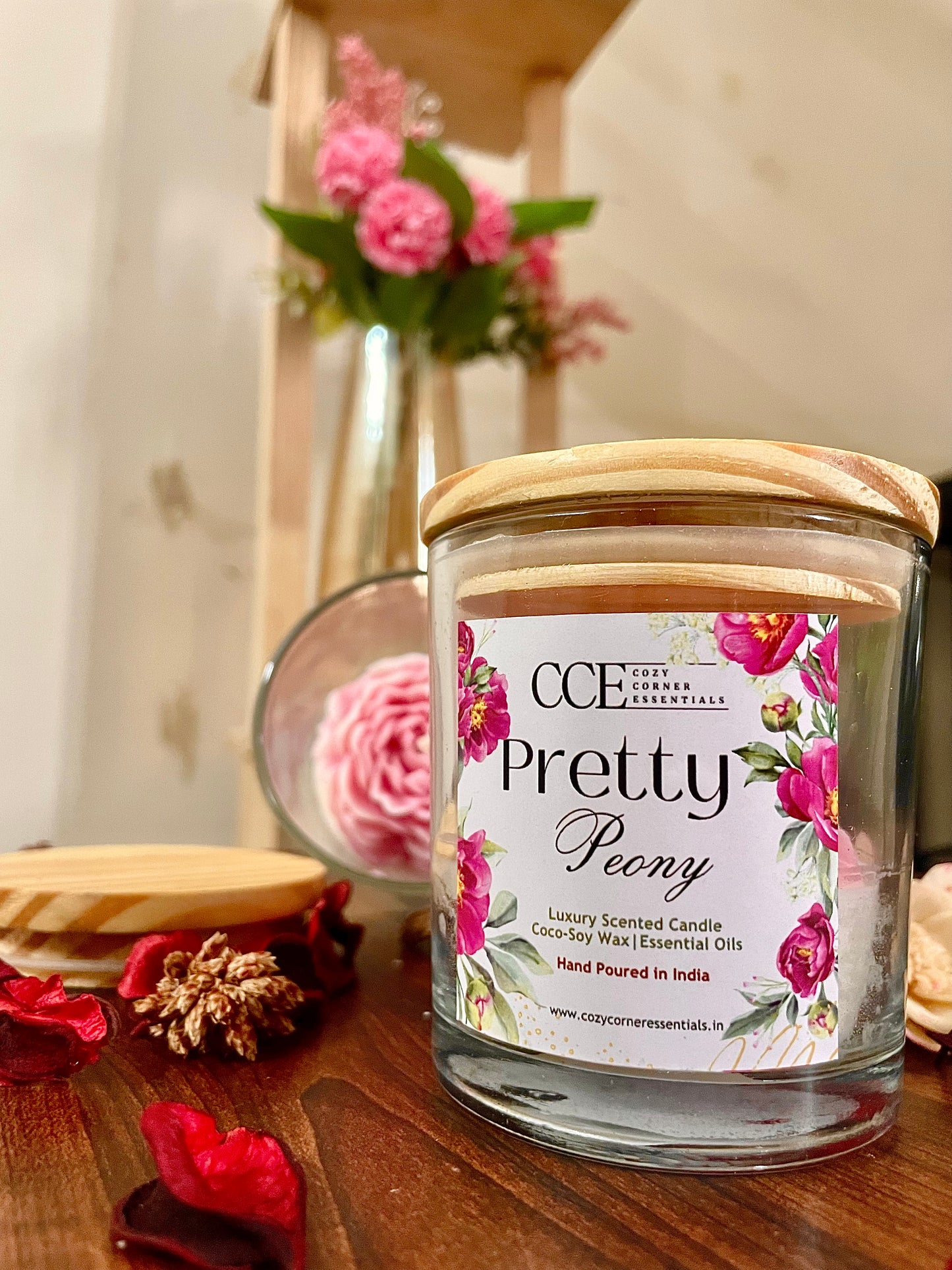 Pretty Peony Scented Candle
