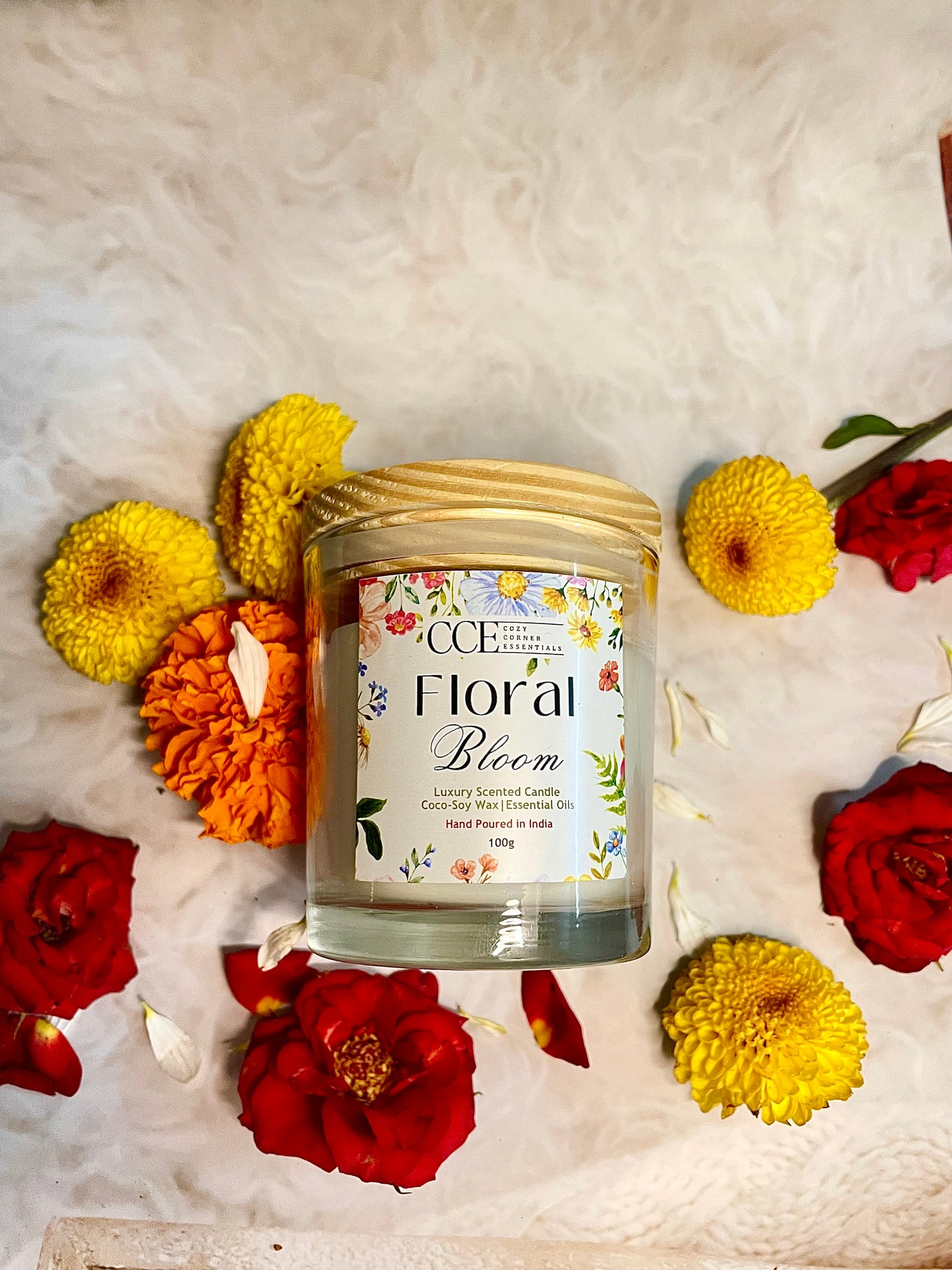 Floral Bloom Scented Candle