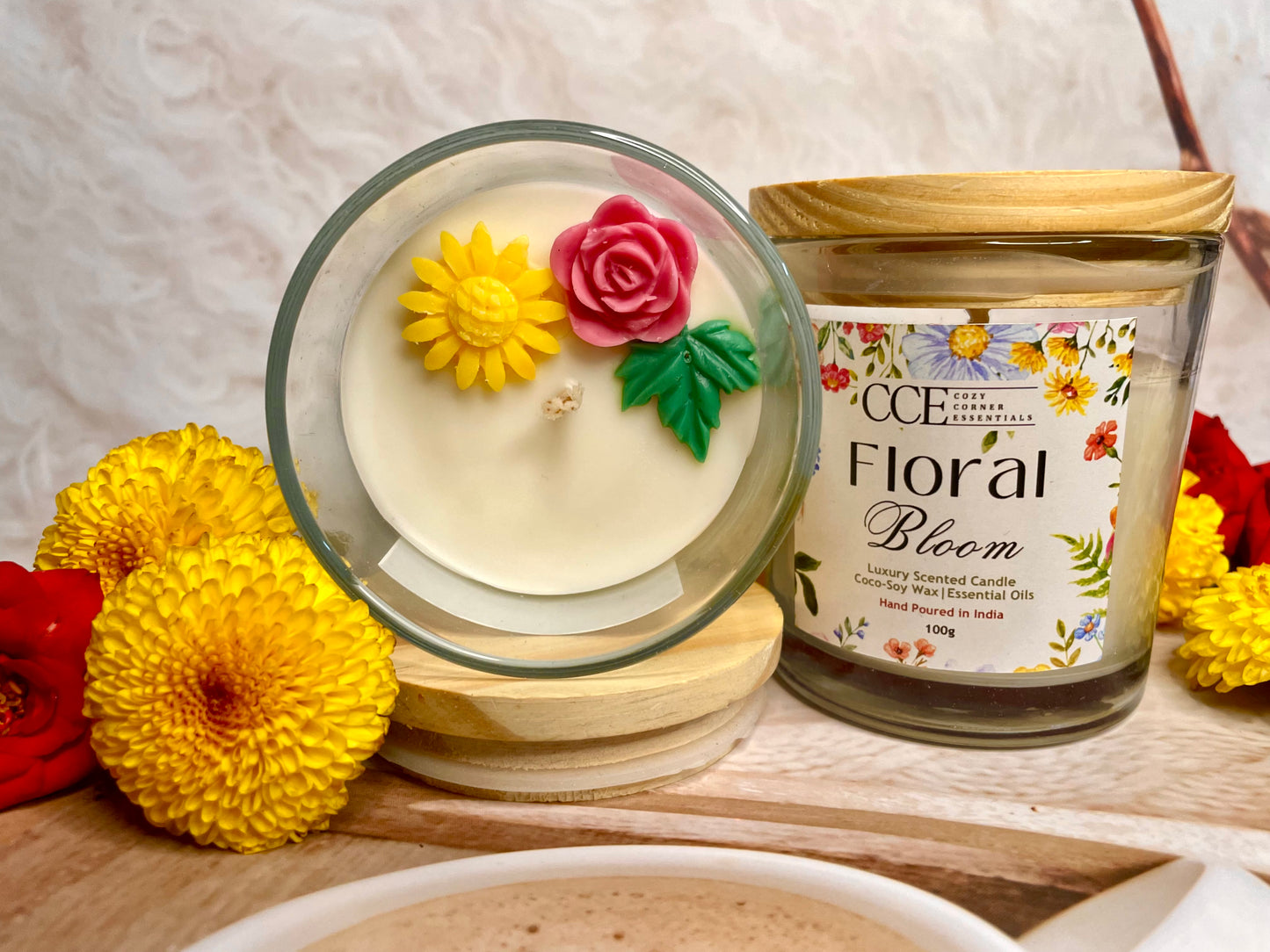 Floral Bloom Scented Candle