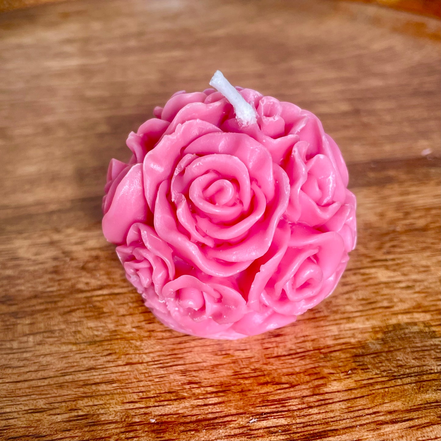 Mini Rose Ball Candle
