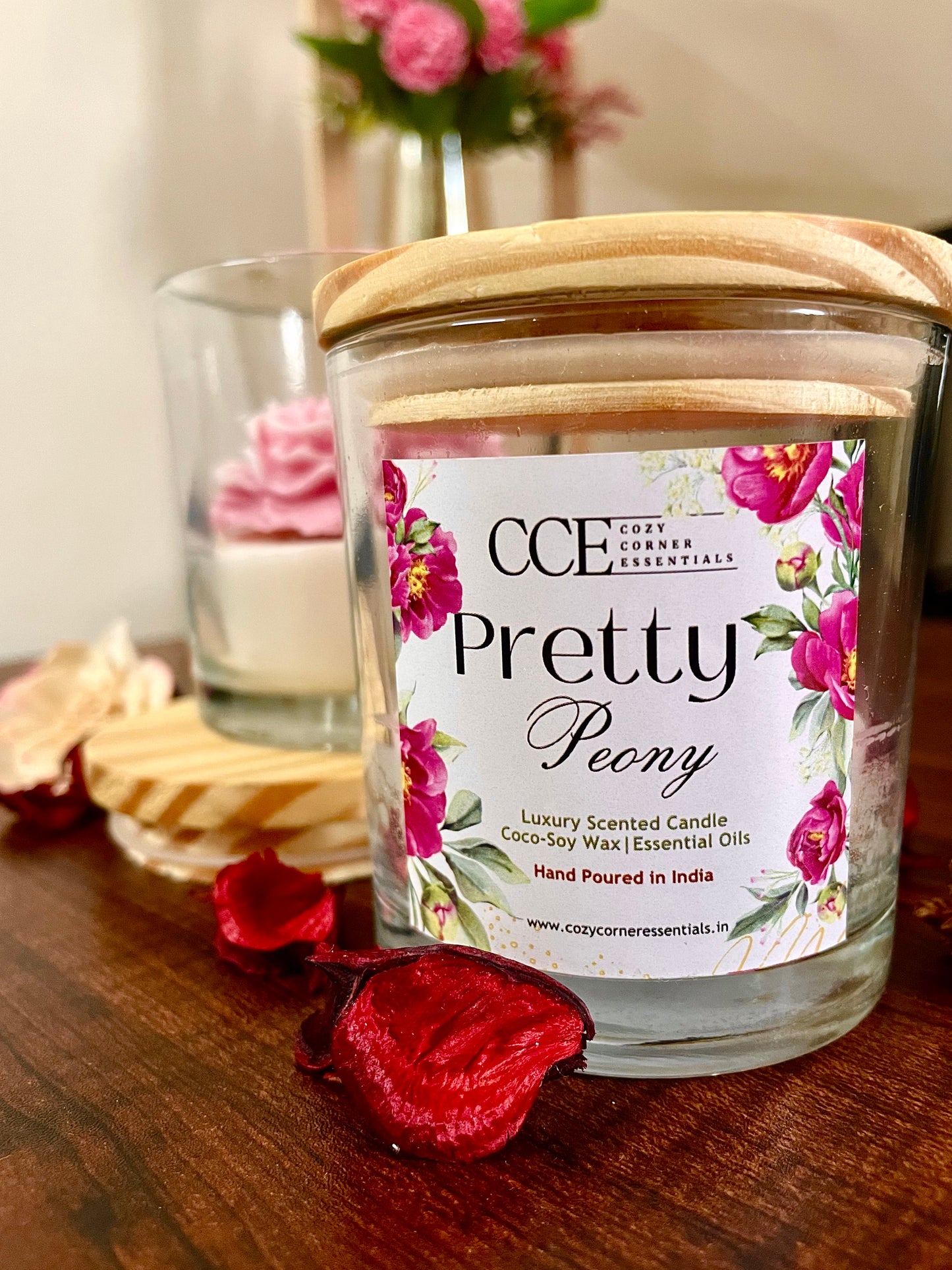 Pretty Peony Scented Candle