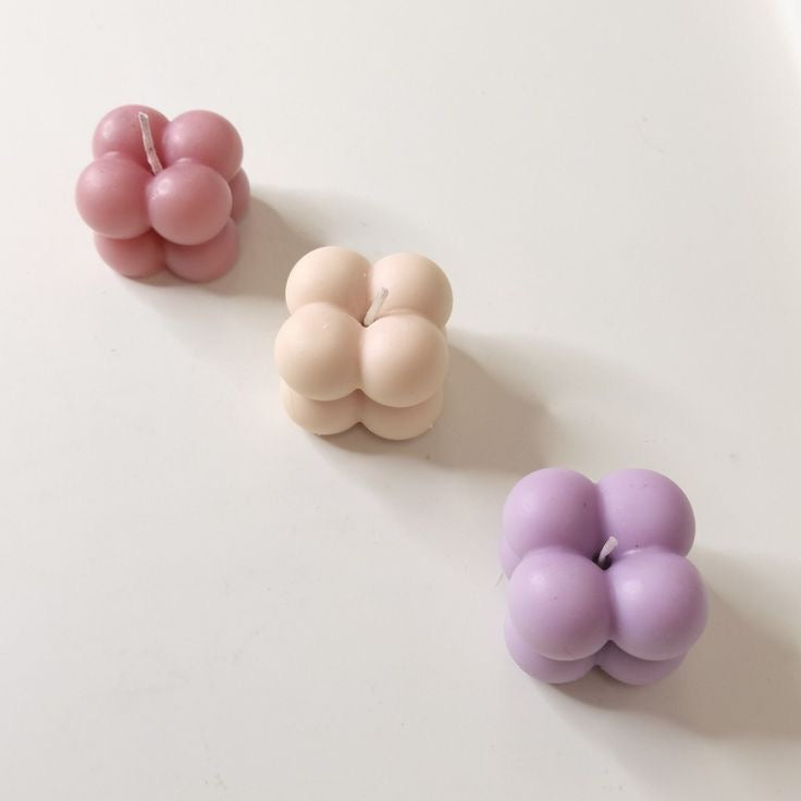 Mini Bubble Candle - Set of 2