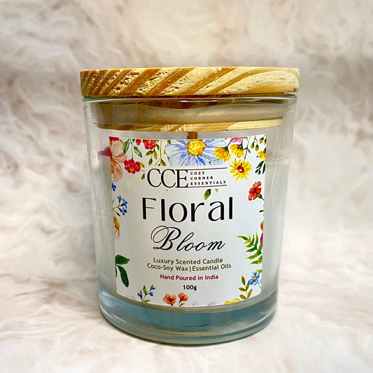 Floral Bloom Scented Candle