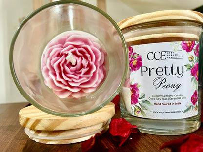 Pretty Peony Scented Candle