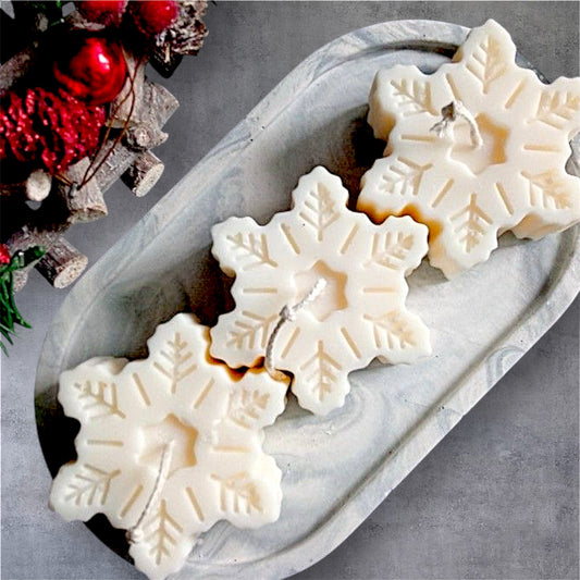 Snowflake Candle