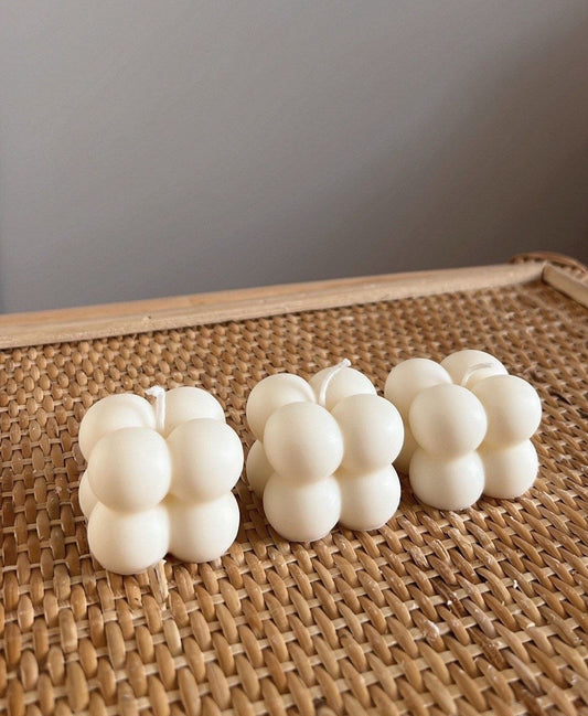 Mini Bubble Candle - Set of 2